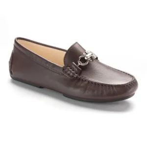 2486 - Brown Soft Leather Soft Loafer for Girl/Teen/Women by London Kids