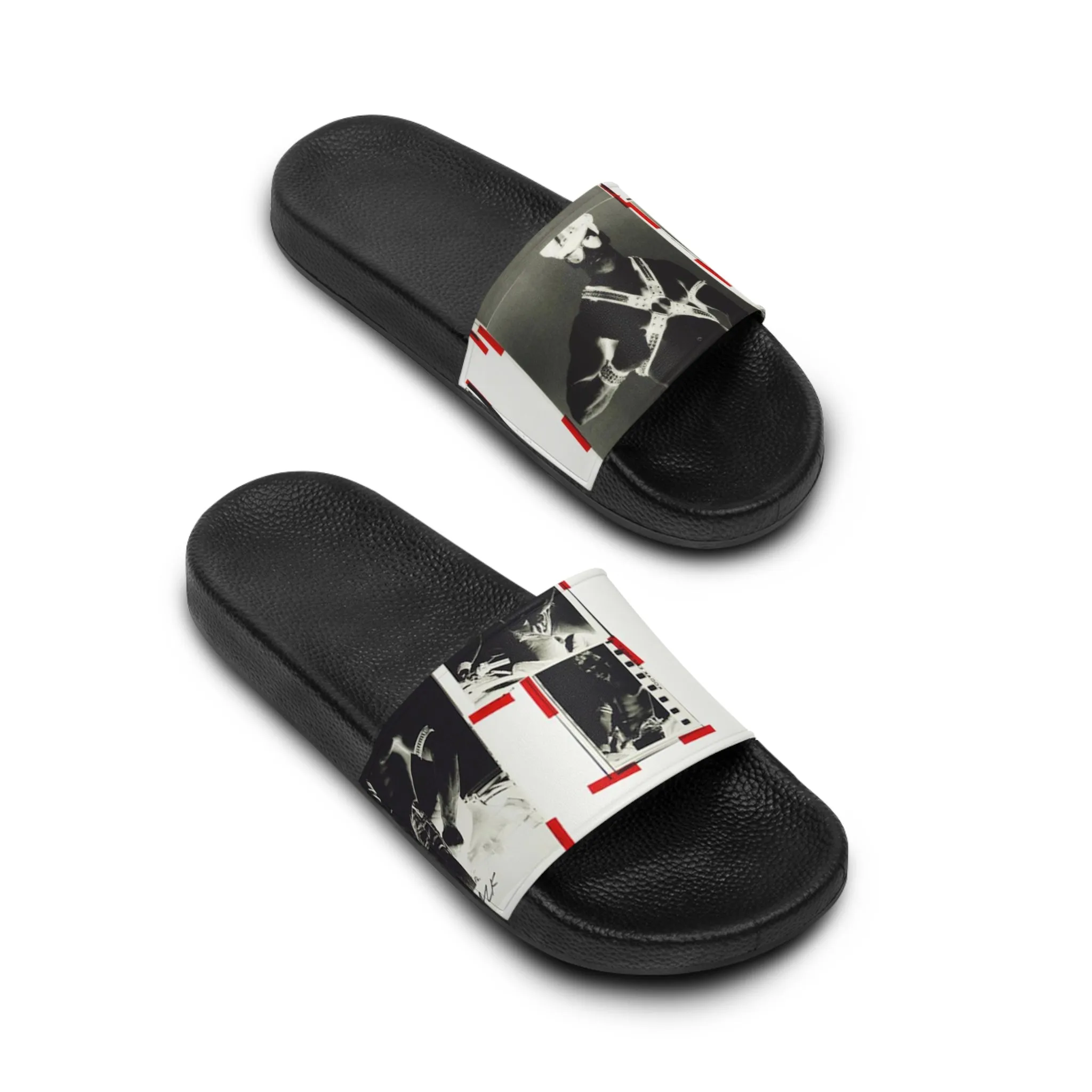 90S VINTAGE GAY PORN TRANSPARENCY Slide Sandals