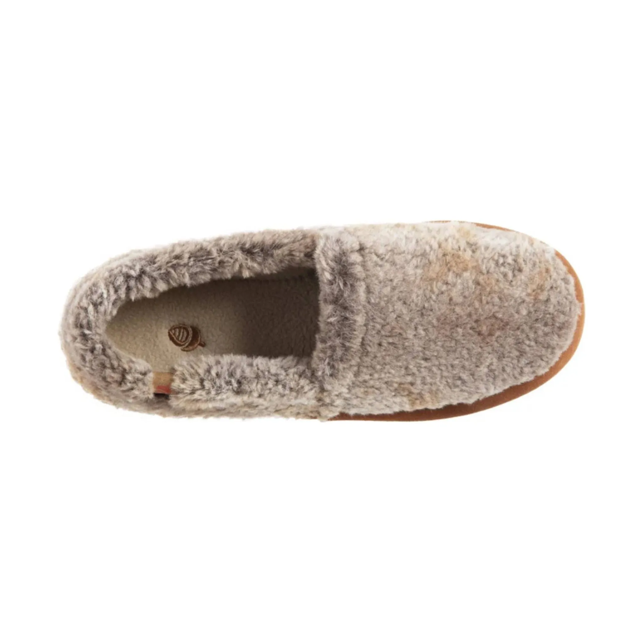 Acorn Women's Moc Slippers- Brown Berber