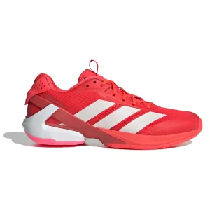 Adidas Adizero Ubersonic 5 All Court Tennis Shoes (Ladies) - Lucid Red/Zero Metalic/Lucid Pink