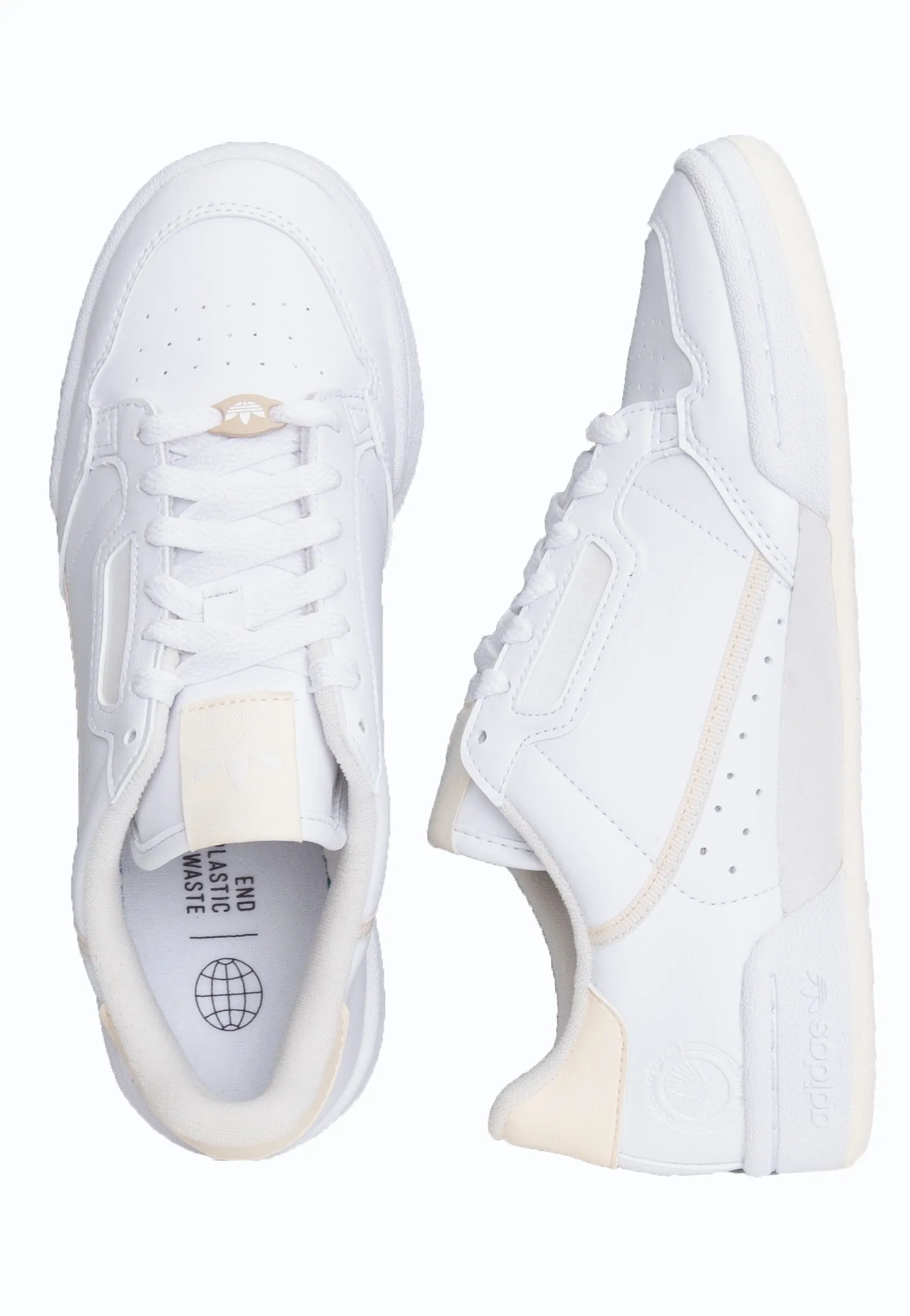 Adidas - Continental 80 Vega Ftwr White/Ecru Tint/Off White - Girl Shoes