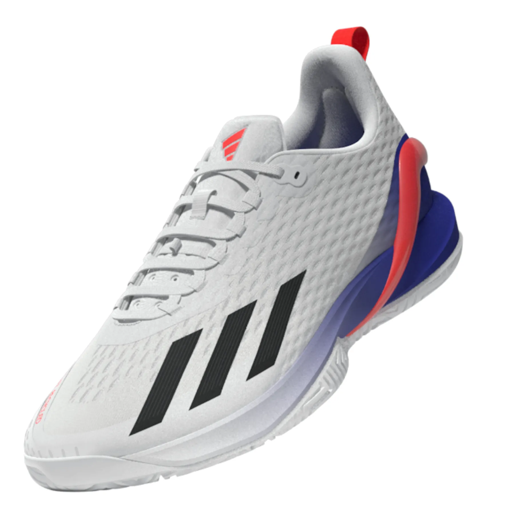 Adidas Performance Adizero Cybersonic Men  Tennis Shoes- Ftw White/Core Black/Solar Red