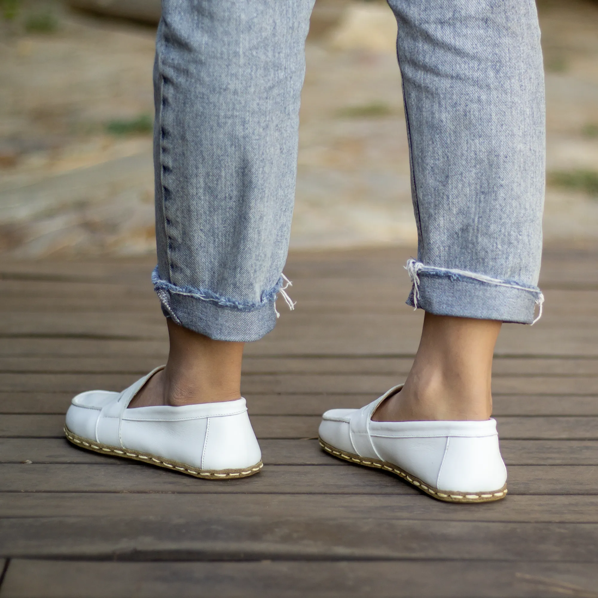 Barefoot Earthing Shoes White Women