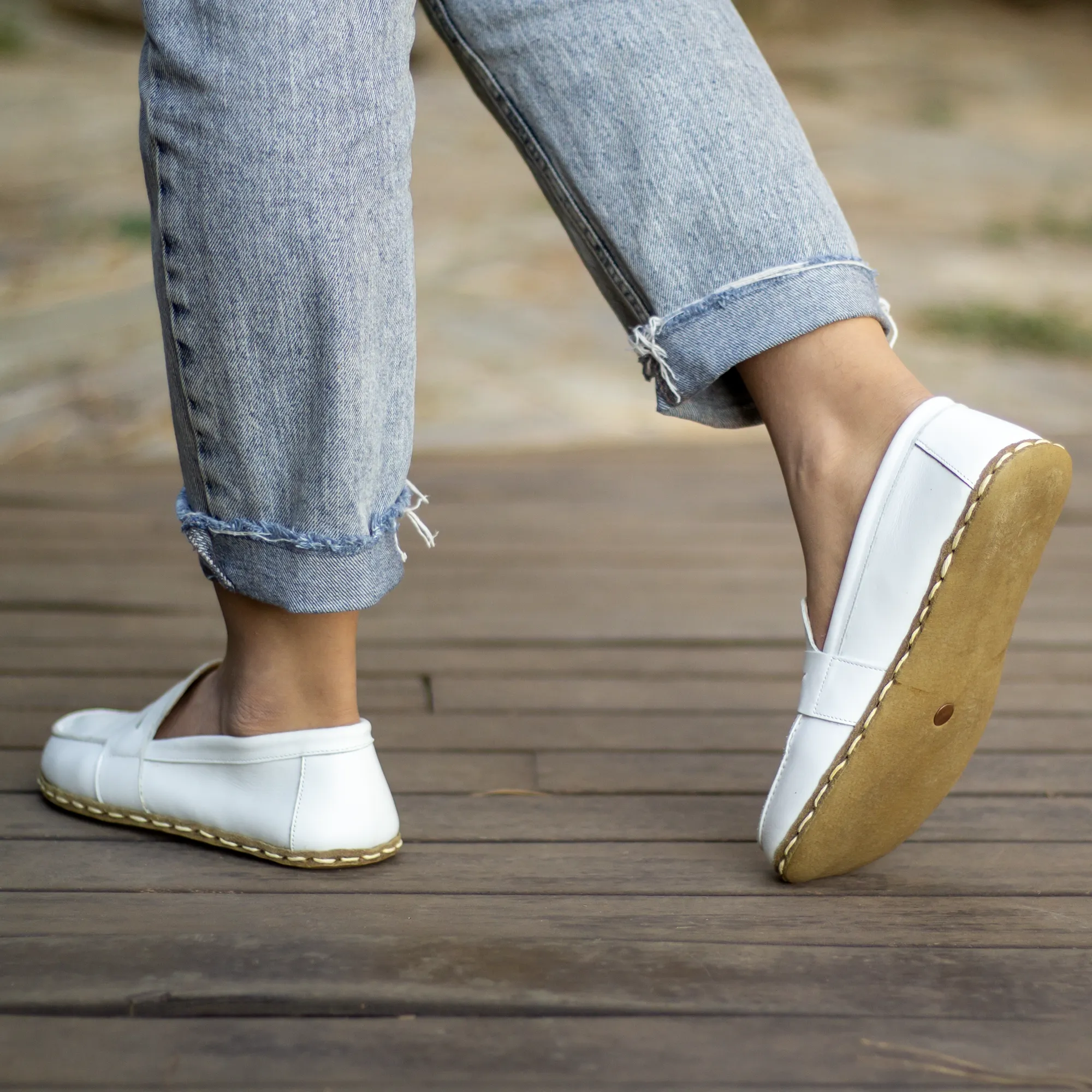 Barefoot Earthing Shoes White Women