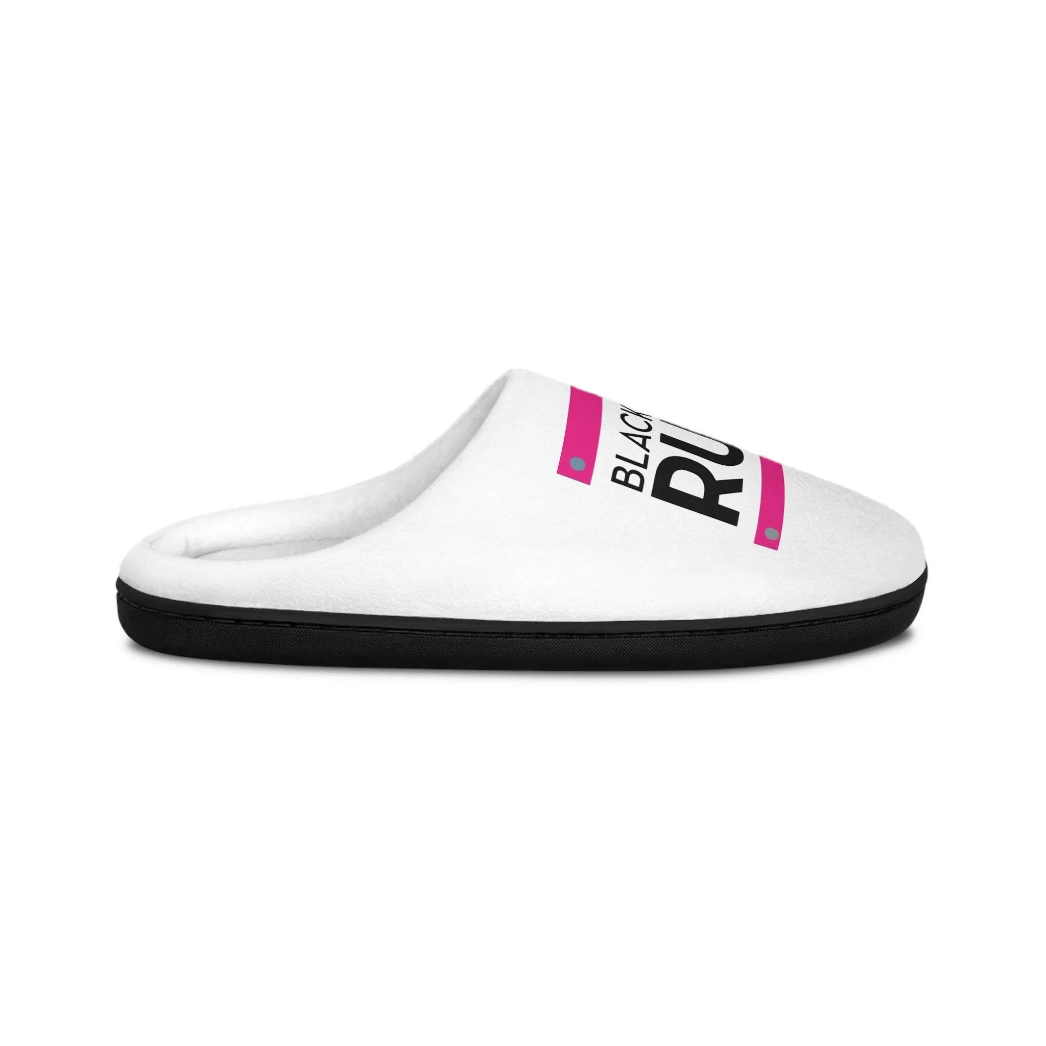 Black Girls Run Women's Indoor Slippers