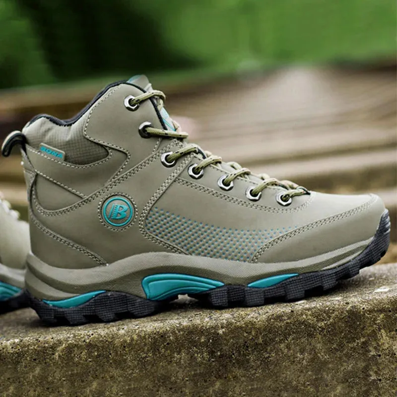 BONA Womens Wear-Resistant High-Top Hiking Boots