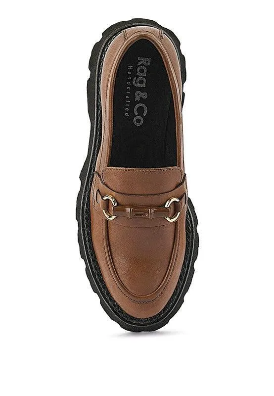 Cheviot Chunky Leather Loafers Shoes