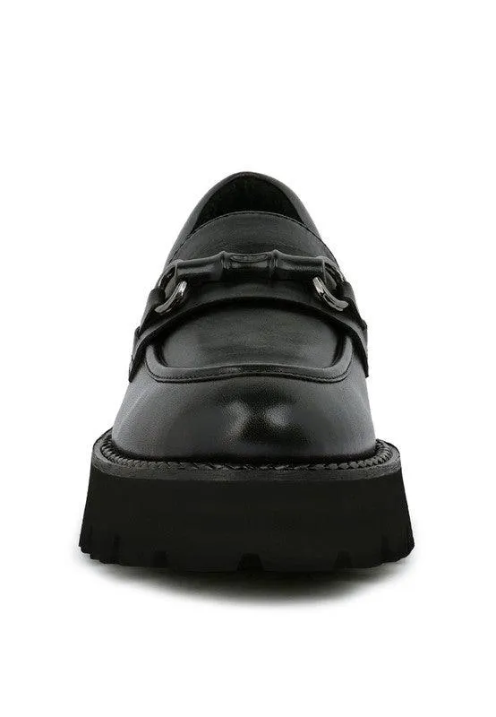 Cheviot Chunky Leather Loafers Shoes