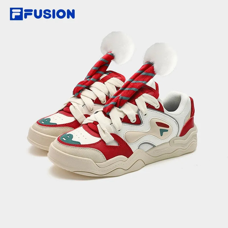 [Christmas Edition] FILA FUSION KICK DX XMAS SKATEBOARDING Women's Skate Shoes in Sand