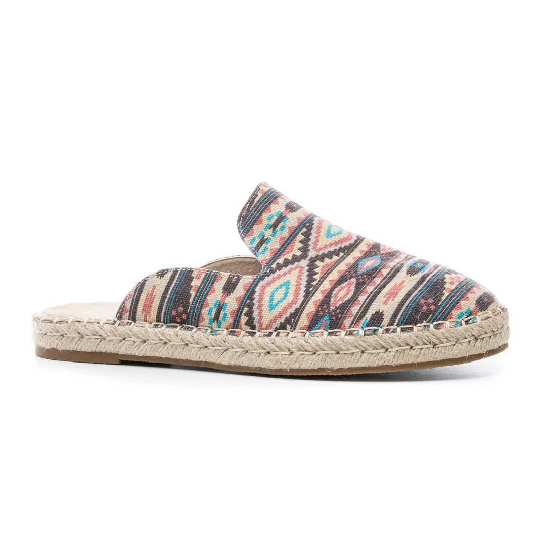 Corkys Women's Taffy Espadrille Shoes - Pink Aztec