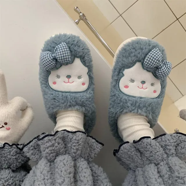 Cute Fluffy Kawaii Slippers