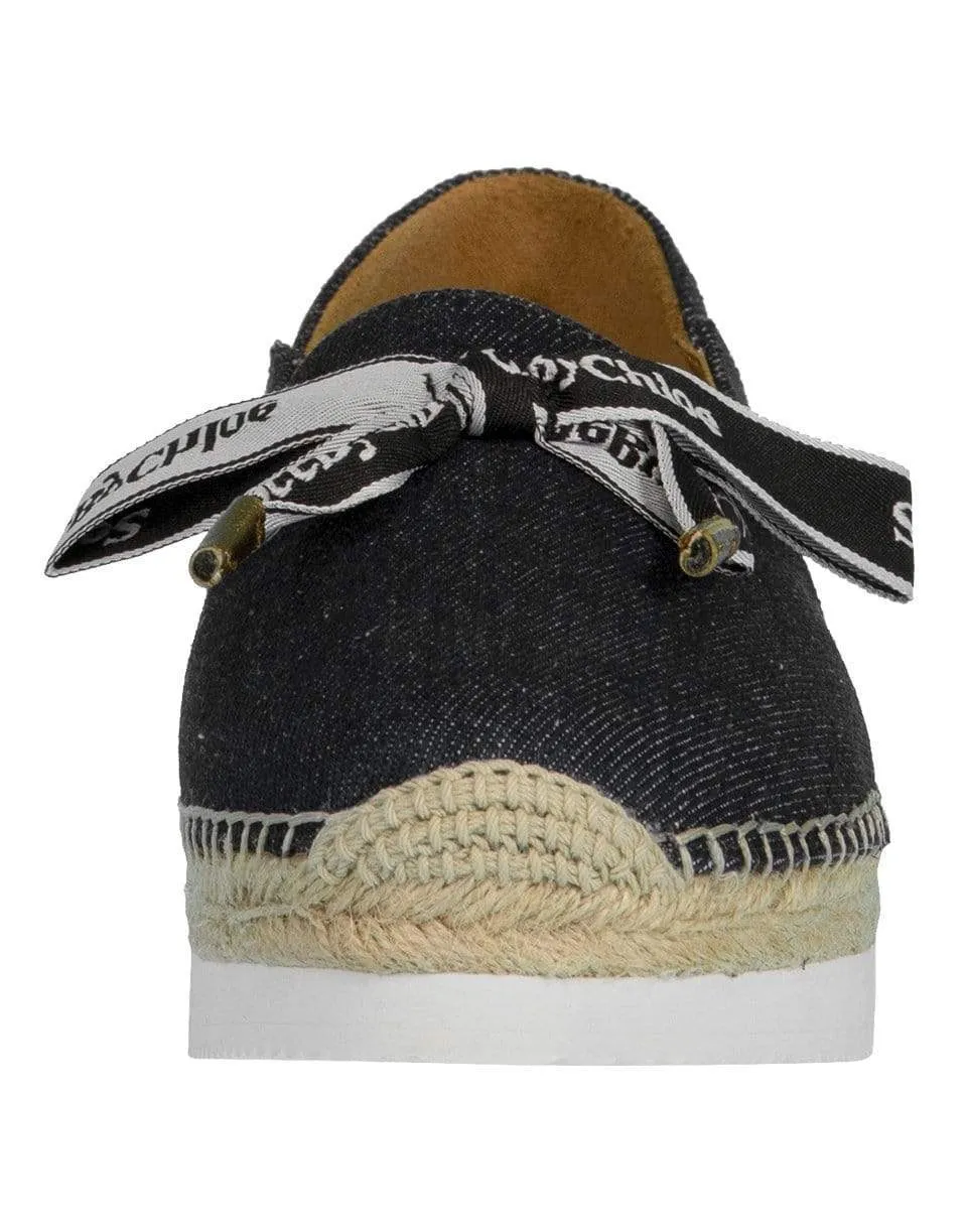 Denim Espadrille