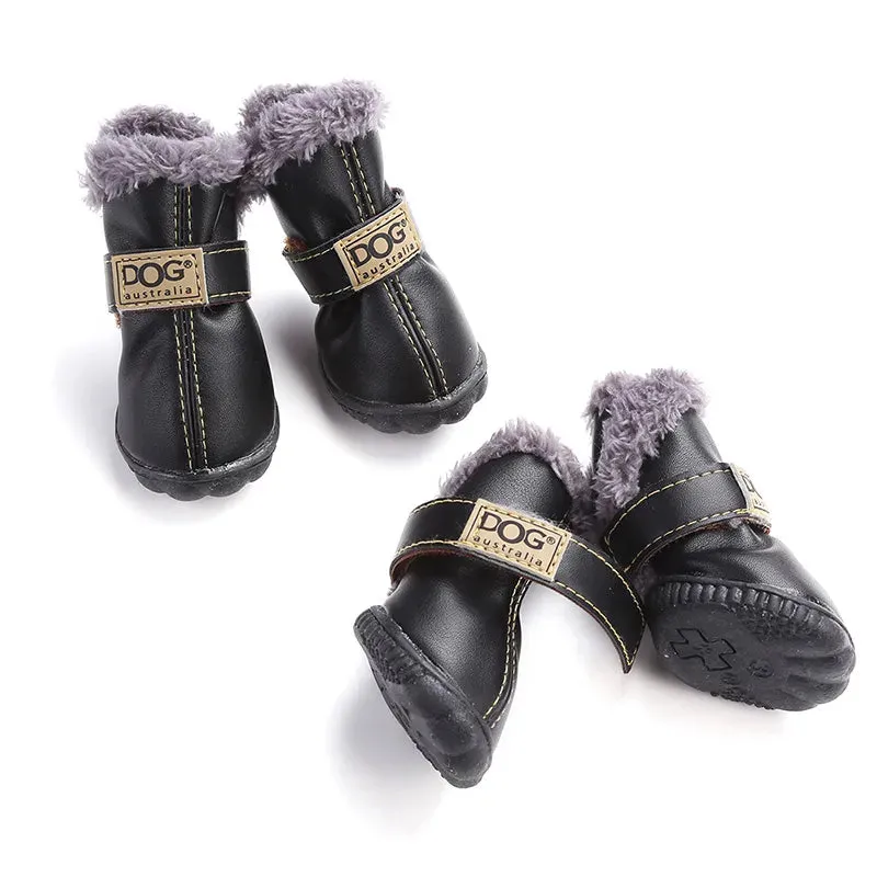 Dog Snow Boots - 4 Pcs/set Dog Uggs For Small Dogs