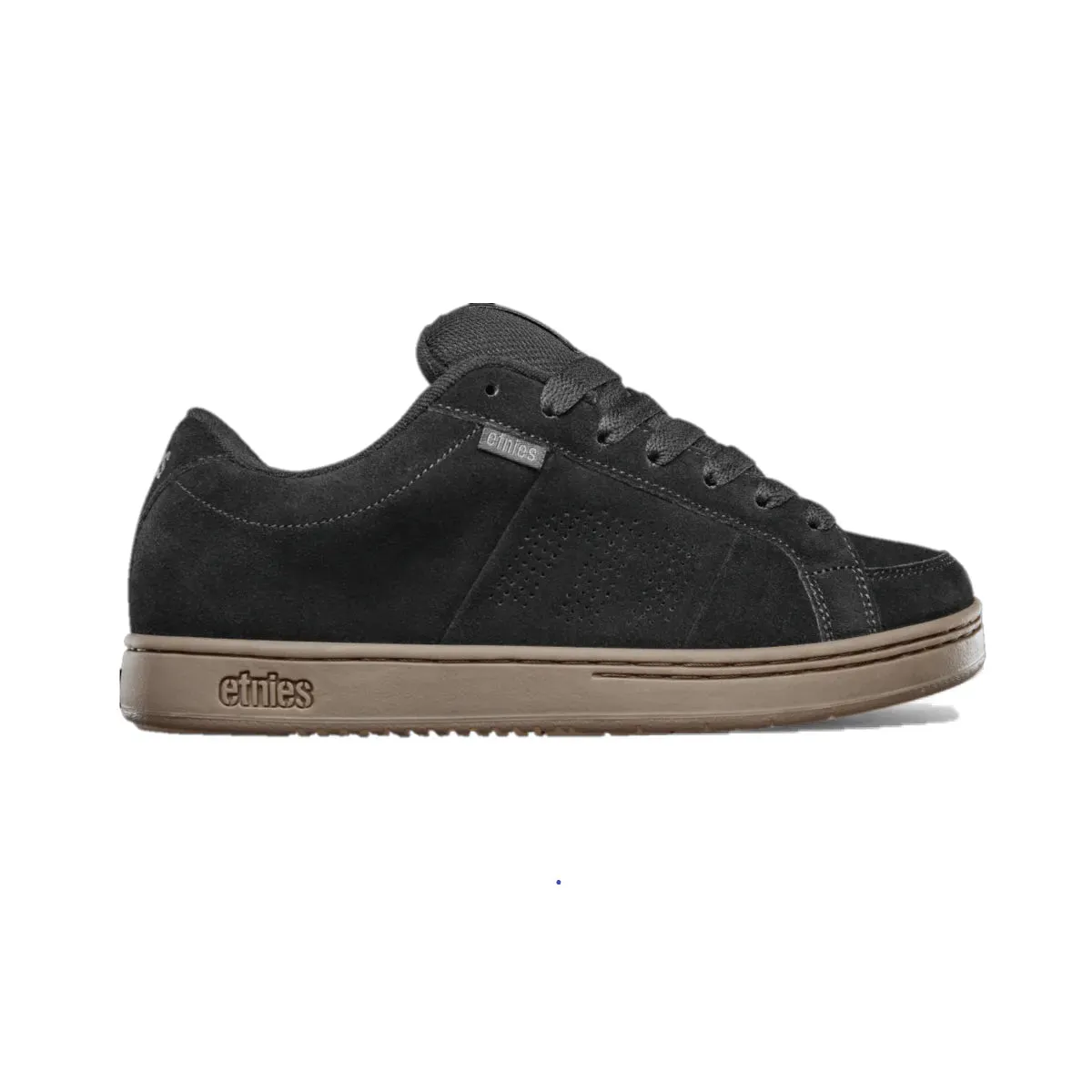 ETNIES Skate Shoes - Black/Dark Grey/Gum Suede