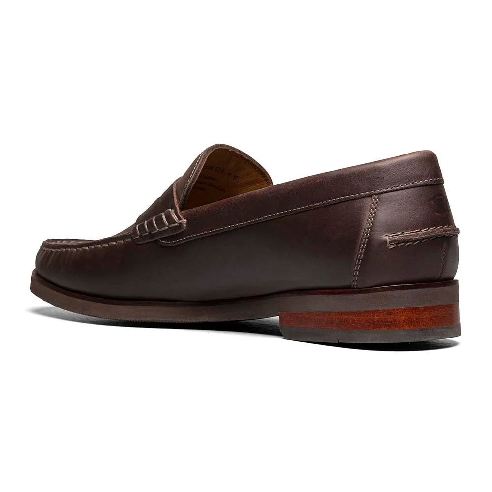 Florsheim Berkley Flex Chukka Moc Toe Penny Loafer in Brown Crazy Horse