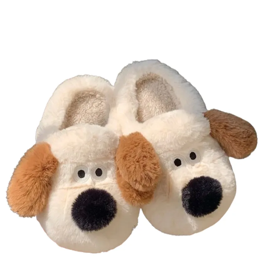 Funki Buys | Shoes | Women's Sweet Cartoon Dog Plush Slipper