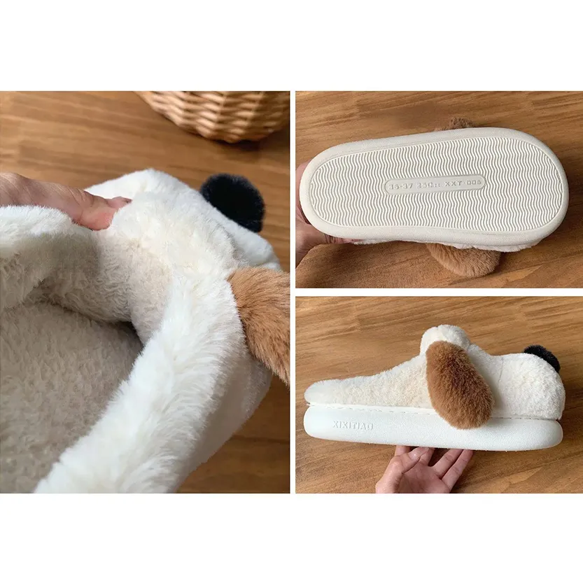 Funki Buys | Shoes | Women's Sweet Cartoon Dog Plush Slipper