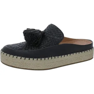 Gentle Souls by Kenneth Cole Womens Rory Leather Slip-On Espadrilles