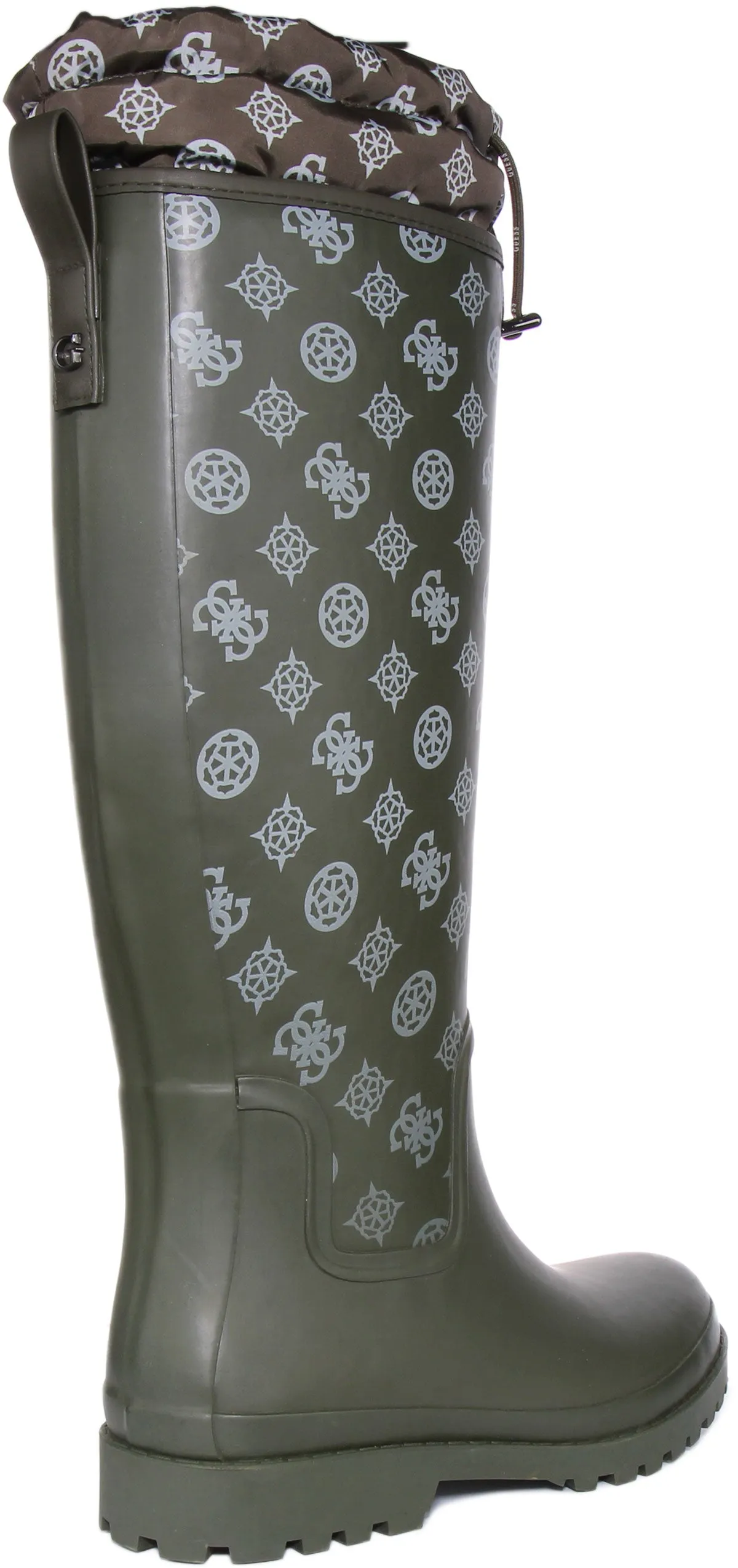 Guess Reisa Rainboot In Olive For Women