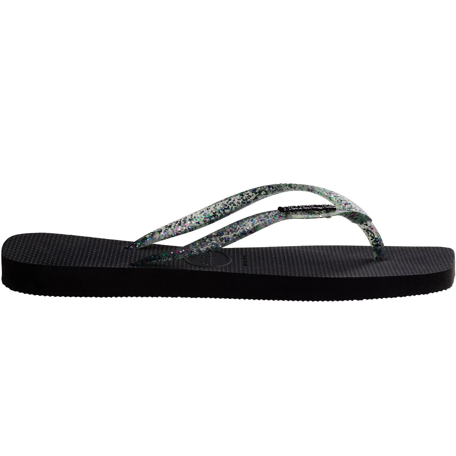 Havaianas Square Logo Metallic Flip Flops