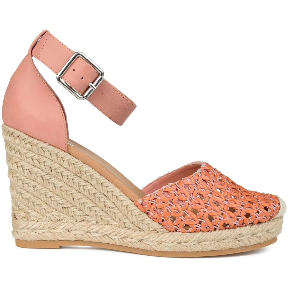 Journee Collection Womens Sierra Wedge Slip On Espadrilles