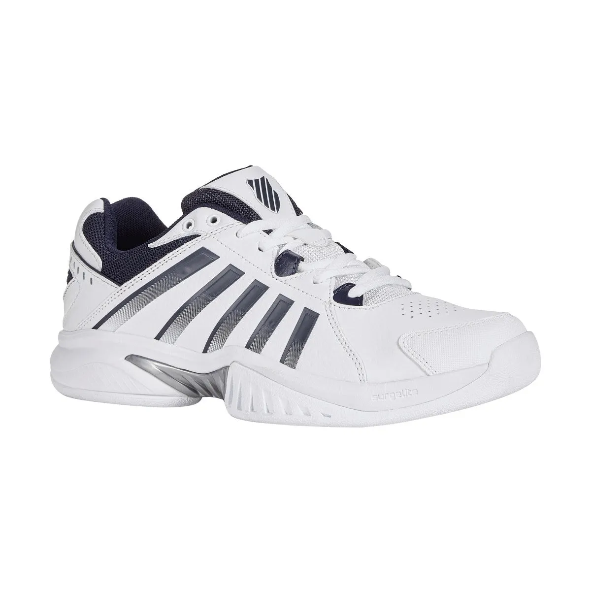 K-Swiss Receiver V Carpet (Mens) - White/Peacoat/Silver