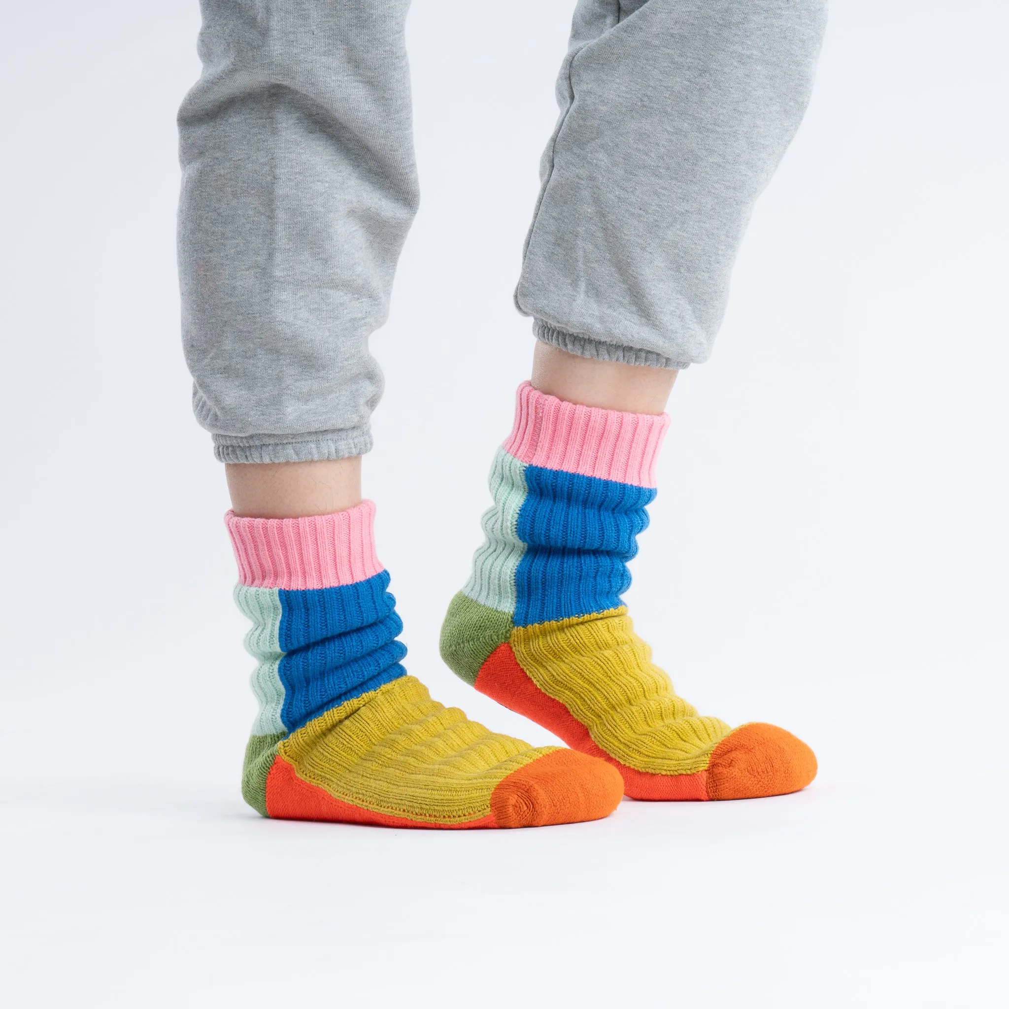 Kaleidoscope Knit House Socks