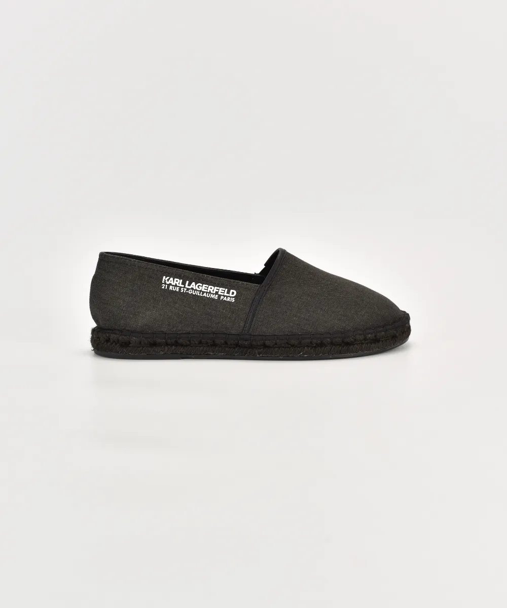 KARL LAGERFELD KAMINO LOCATOR SLIP ON ESPADRILLES