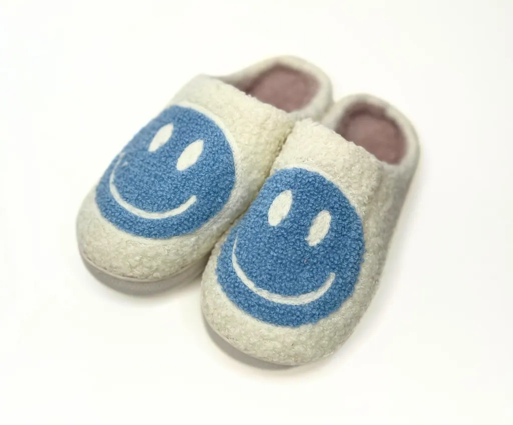 Kids Happy Face Slippers