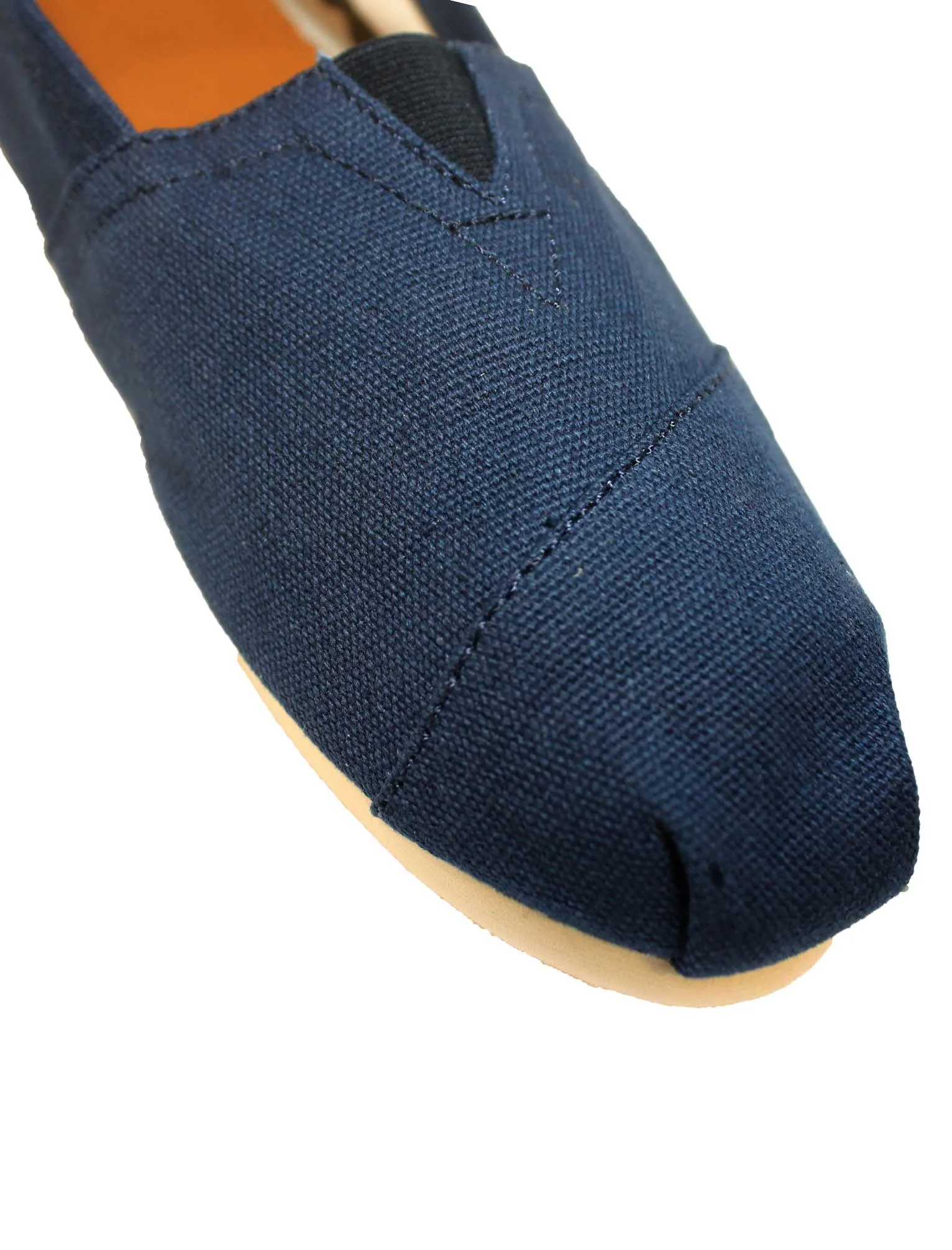 Ladies canvas espadrilles in navy