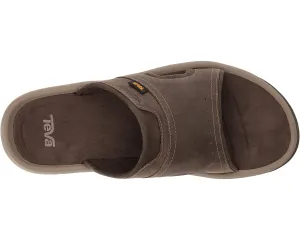 Langdon Slide Teva Sandals, Walnut