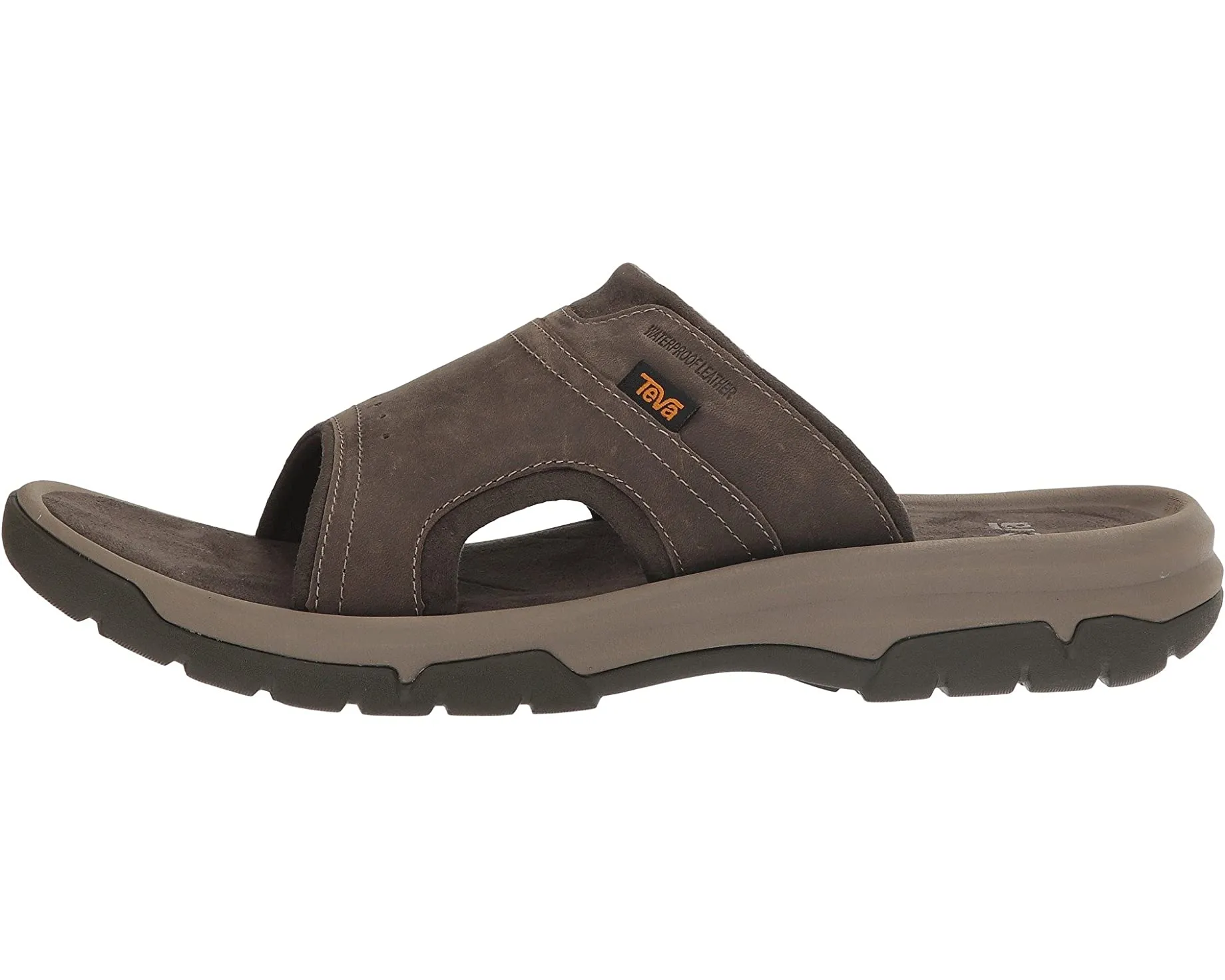 Langdon Slide Teva Sandals, Walnut