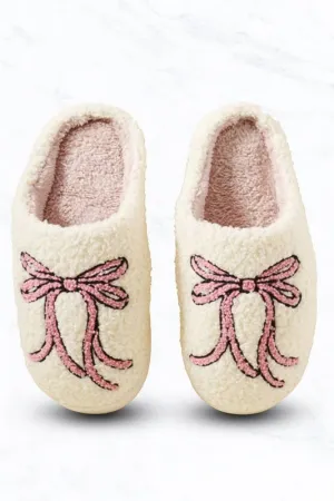 Large Ribbons Home Slippers