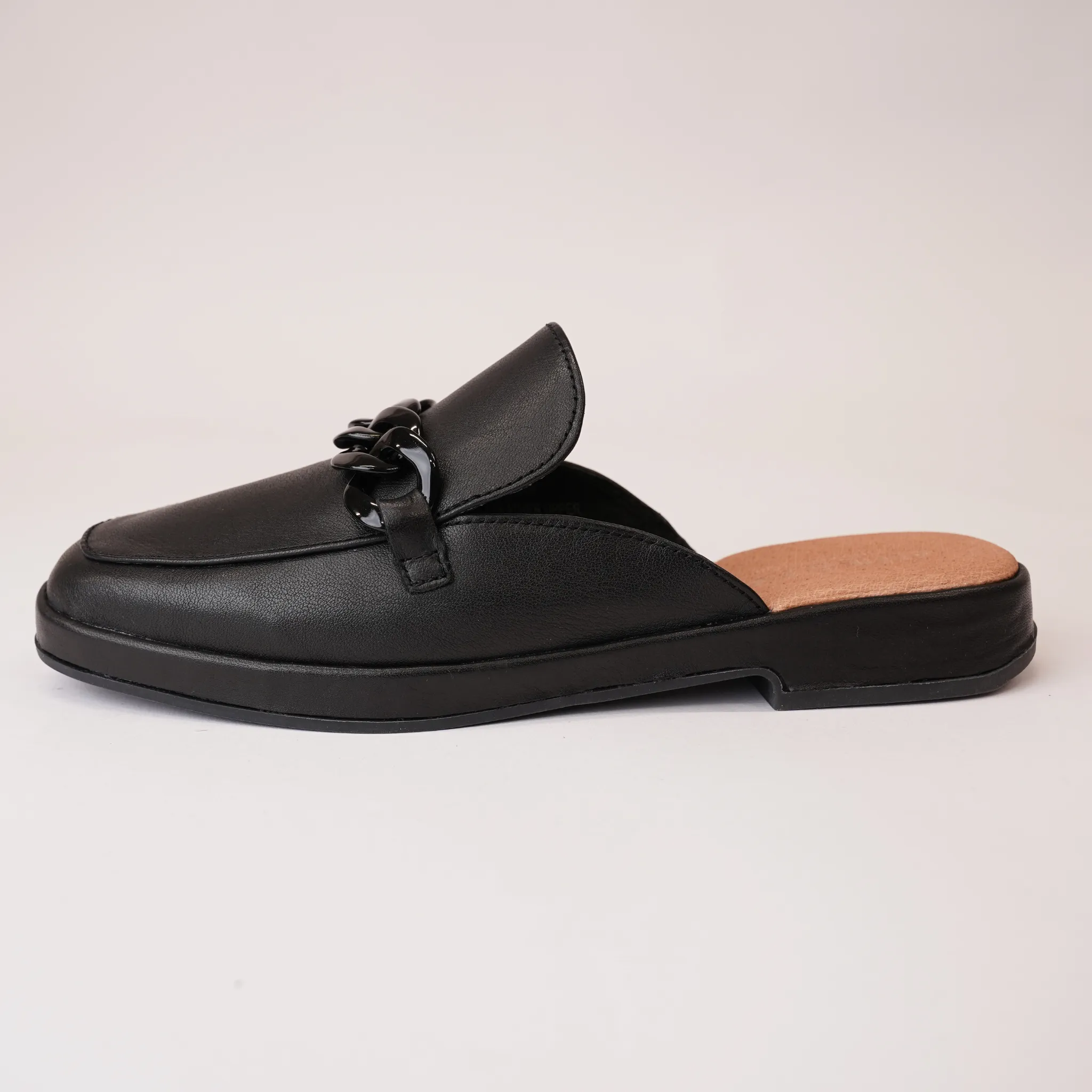 Lewis Black Leather Loafers