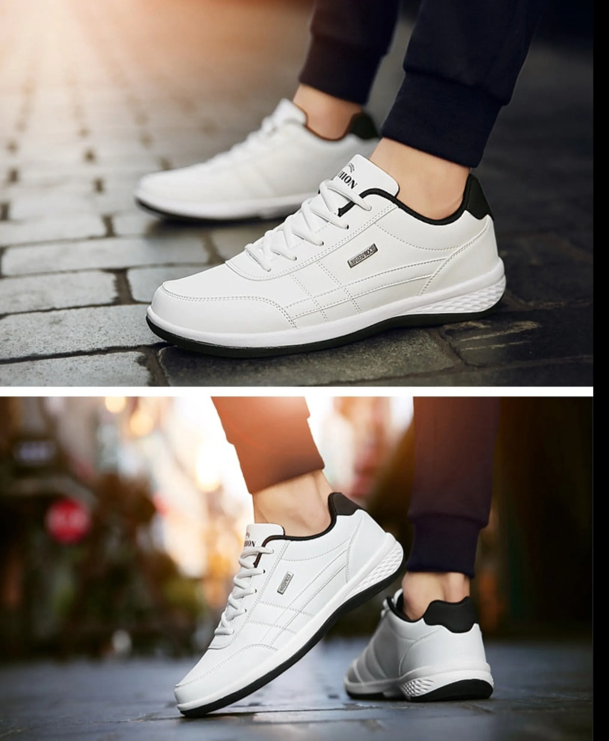 Low Top Breathable Men Sneakers