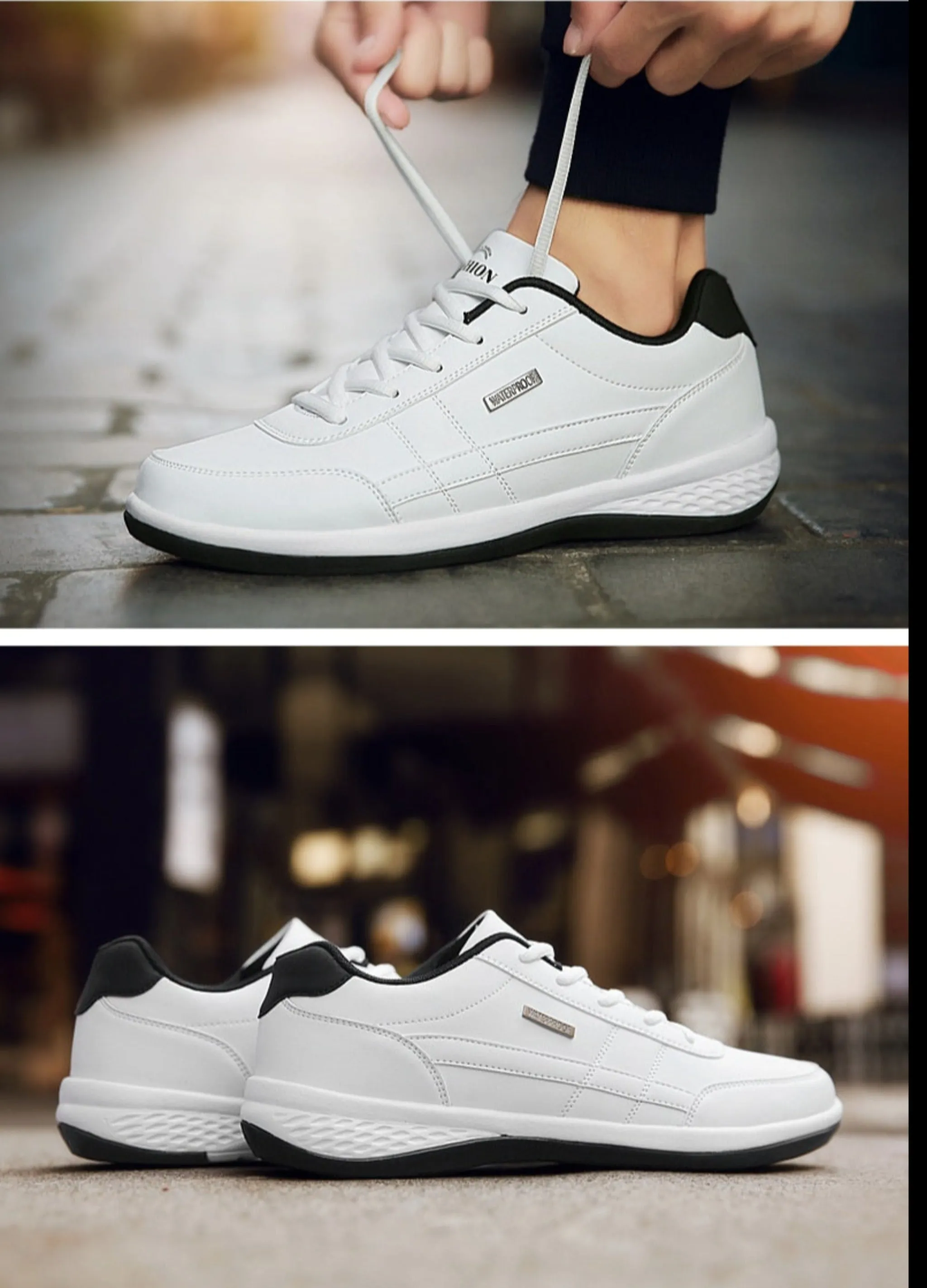 Low Top Breathable Men Sneakers