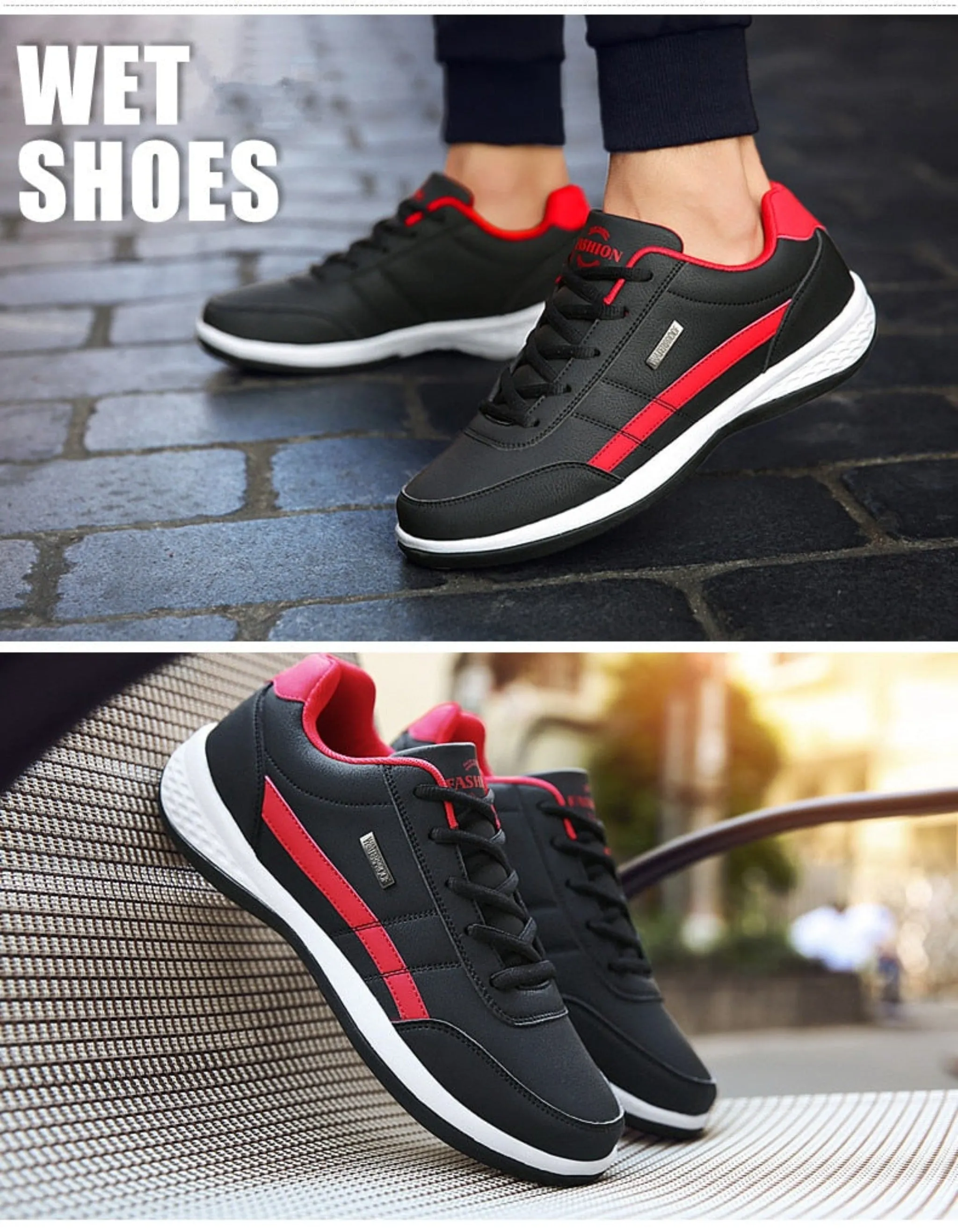 Low Top Breathable Men Sneakers