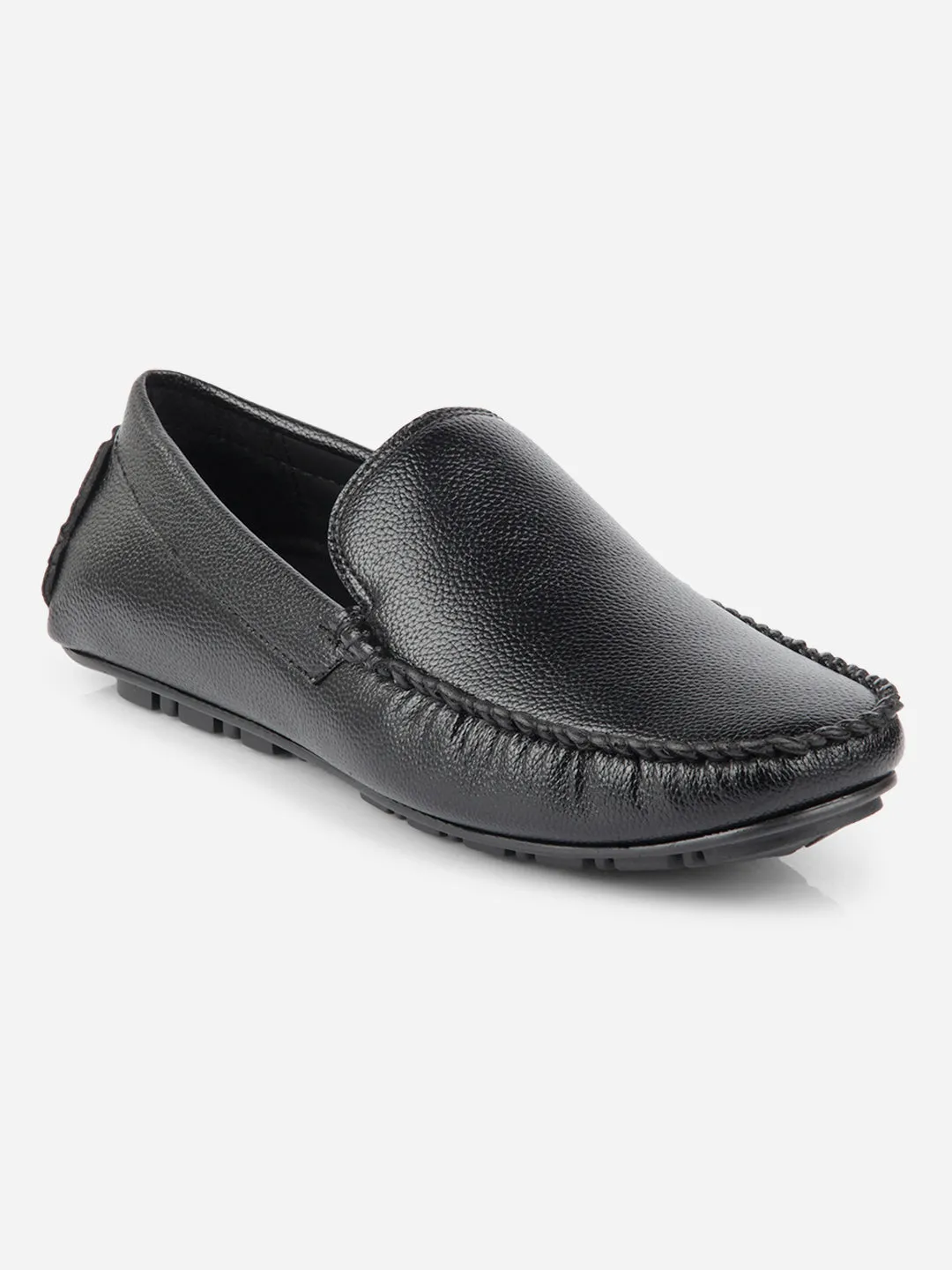 Men's Black Casual Loafer  (IX4101)