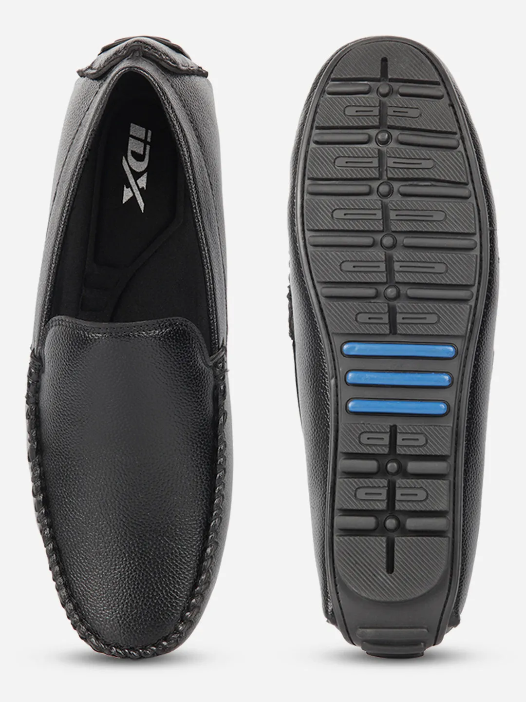 Men's Black Casual Loafer  (IX4101)