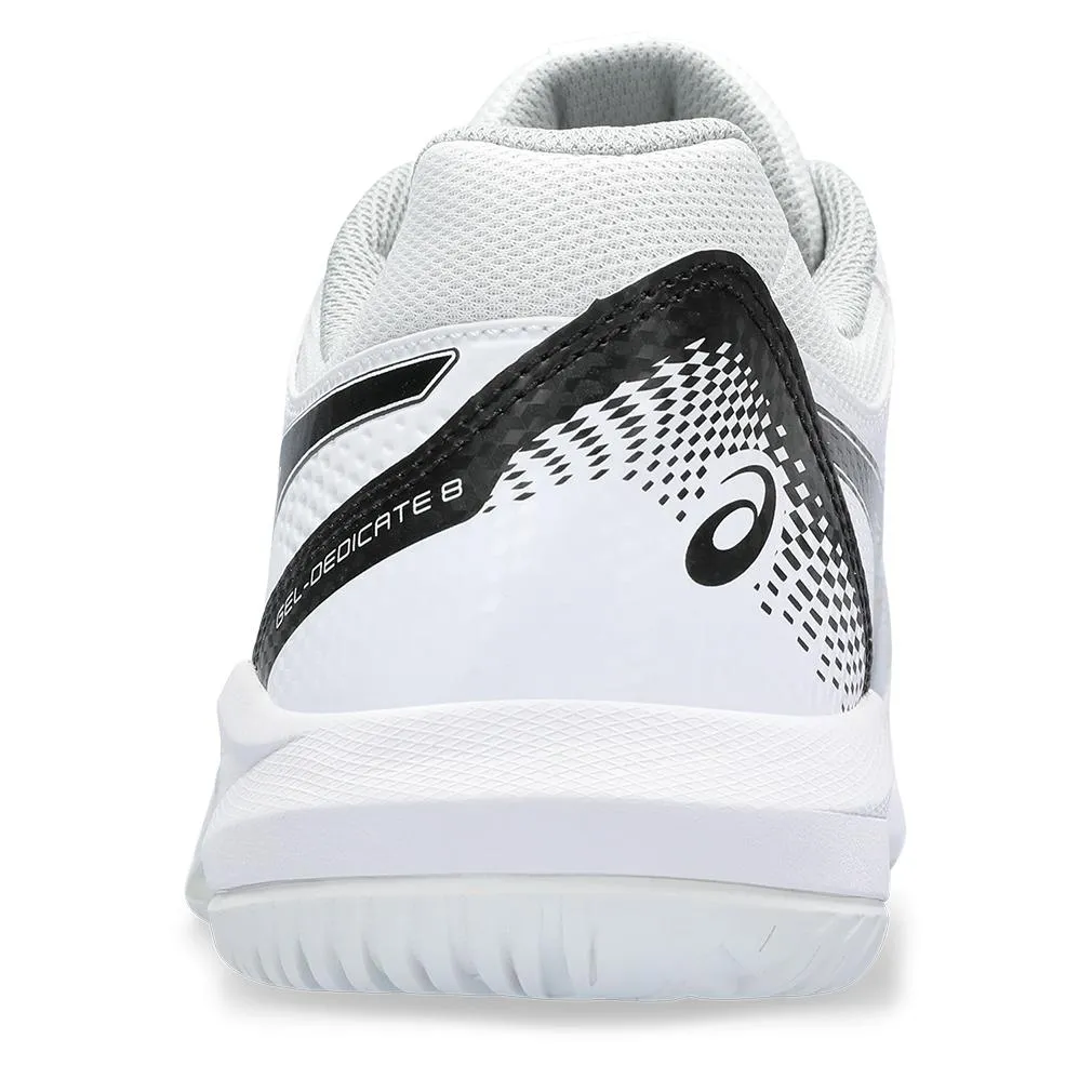 Men's Gel-Dedicate 8 Tennis Shoes White and Black