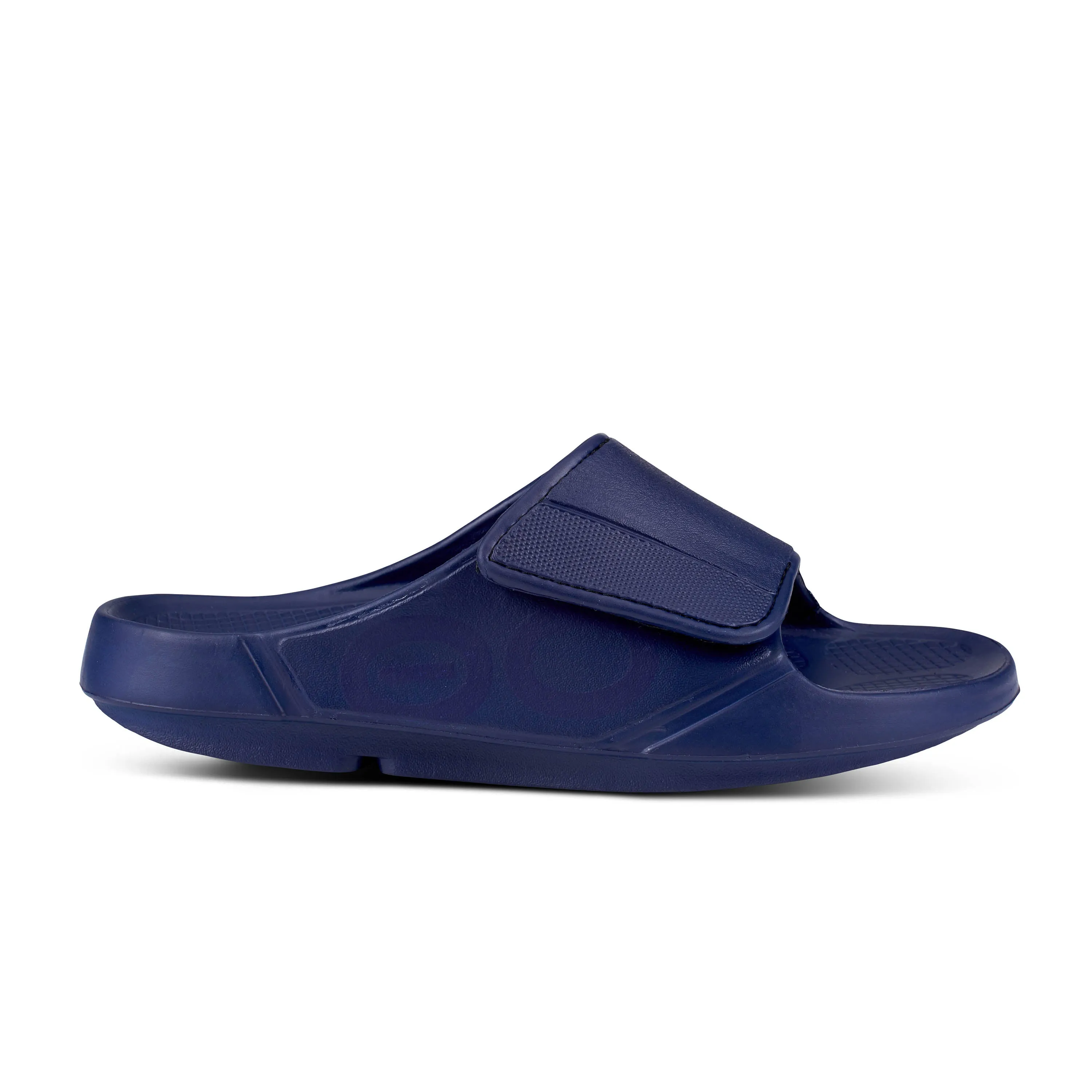 Men's OOFOS OOahh Sport Flex Sandal 1550NAVY Color:  Navy