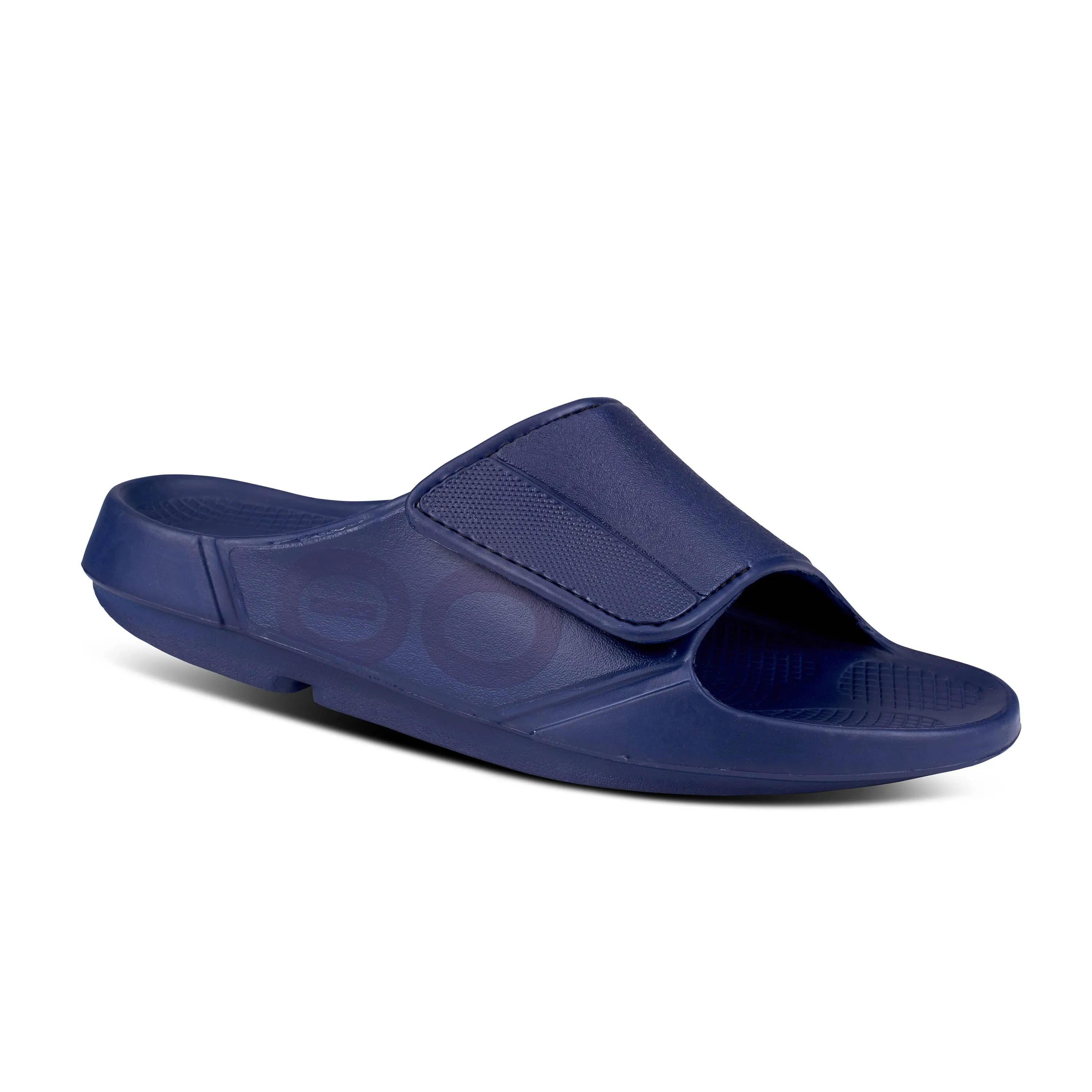 Men's OOFOS OOahh Sport Flex Sandal 1550NAVY Color:  Navy