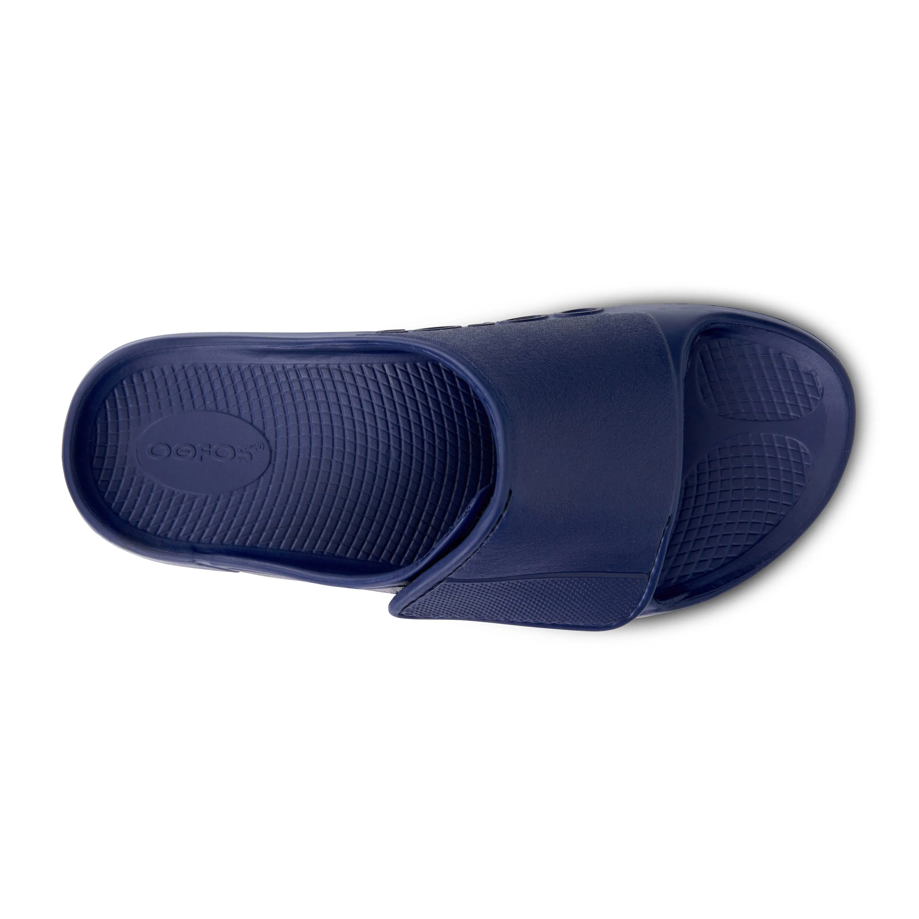 Men's OOFOS OOahh Sport Flex Sandal 1550NAVY Color:  Navy