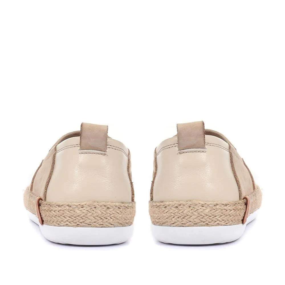 Milan Leather Espadrille Flats - MILAN / 320 085