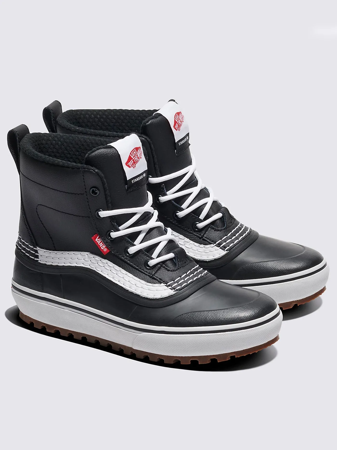 MTE Standard Mid Waterproof Black/White Winter Boots