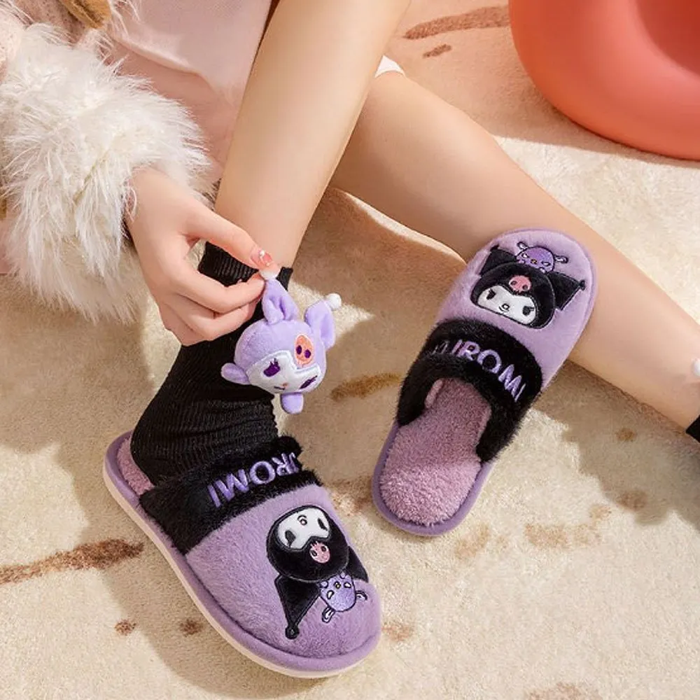 My Melody Two Tone Fur Slippers