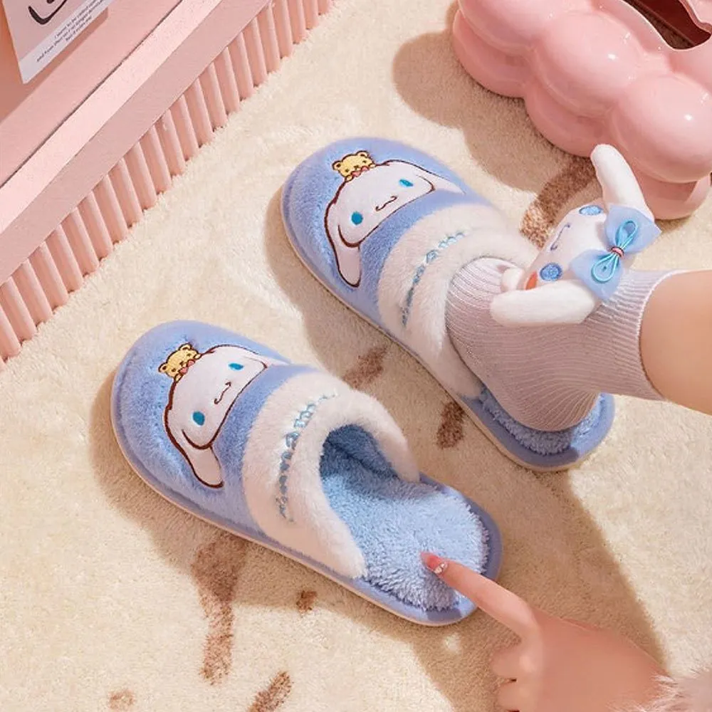 My Melody Two Tone Fur Slippers