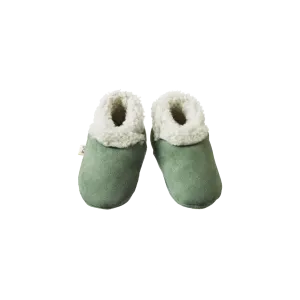 Nature Baby Lambskin Bootie - Lily Pad