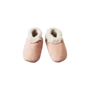 NATURE BABY - LAMBSKIN BOOTIES: ROSE BUD