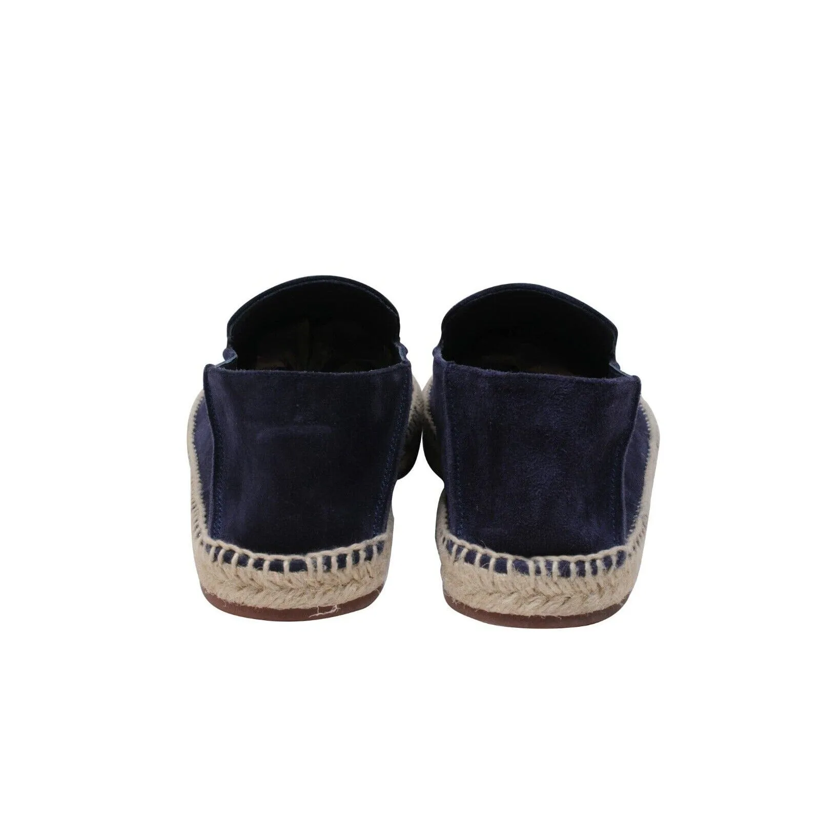 Navy Blue Suede Seaside Walk Espadrille